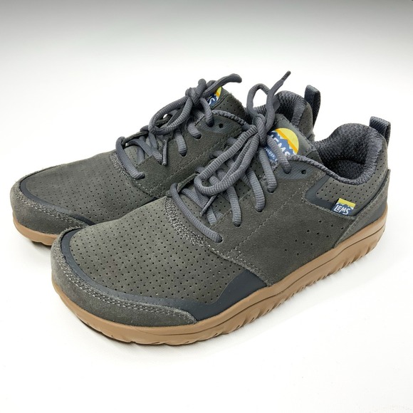 Lems Primal Zen Mens 7 / Womens 8.5 US Shoes Grey Suede Zero Drop Hiking Walking - Picture 1 of 9